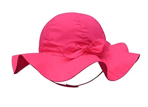 Vimeet Kid Baby Summer Hat Baby Sun Hat Toddler Beach Hat Baby Bucket Hat Rose - Image 2