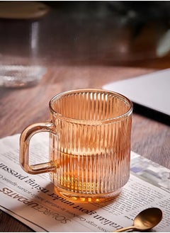 Mida 340ml Glass Coffee Cup with Handle, Tea Cup  - Image 3