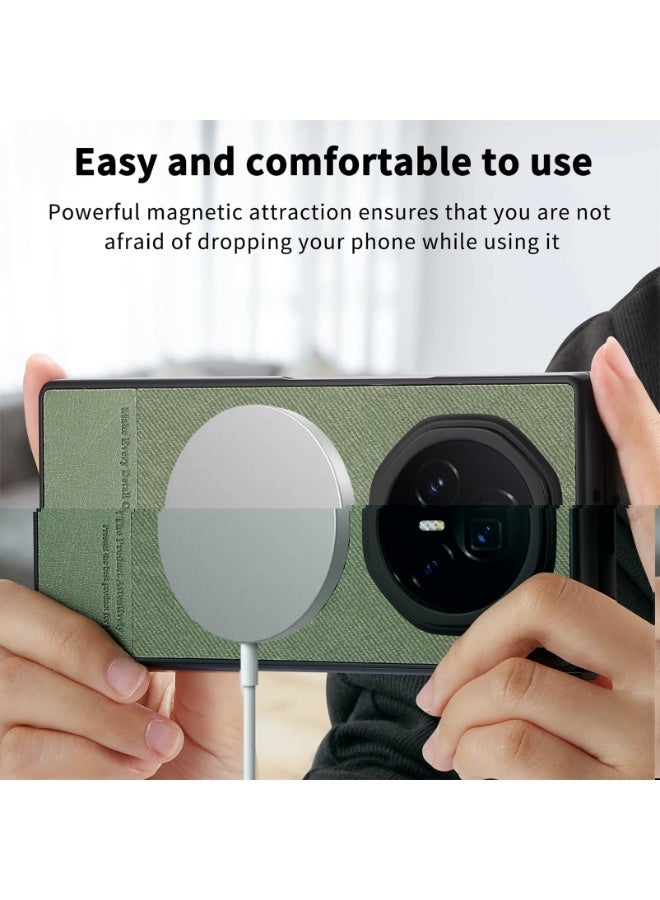 general Case for Honor Magic V3 (2024), Magnetic Frosted Foldable Anti-fall Phone Case, Compatible with Wireless Charging, Ultra-thin Shockproof Protective Cover - Image 5