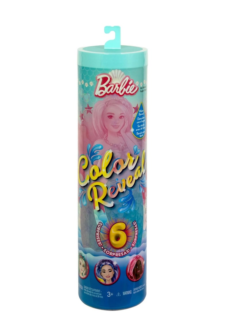 Barbie Barbie Color Reveal Deep Sea Mermaid Doll, Assorted/Style May Vary  - Image 1