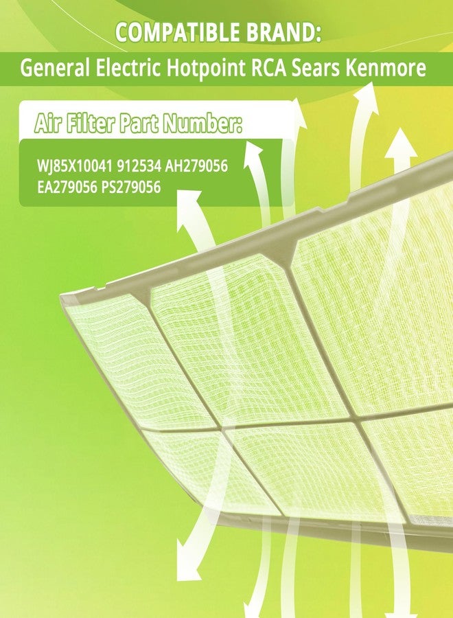 فلتر هواء بديل WJ85X10041 لفلتر مكيف هواء جنرال إلكتريك AH279056 EA279056 PS279056 912534 - Image 3