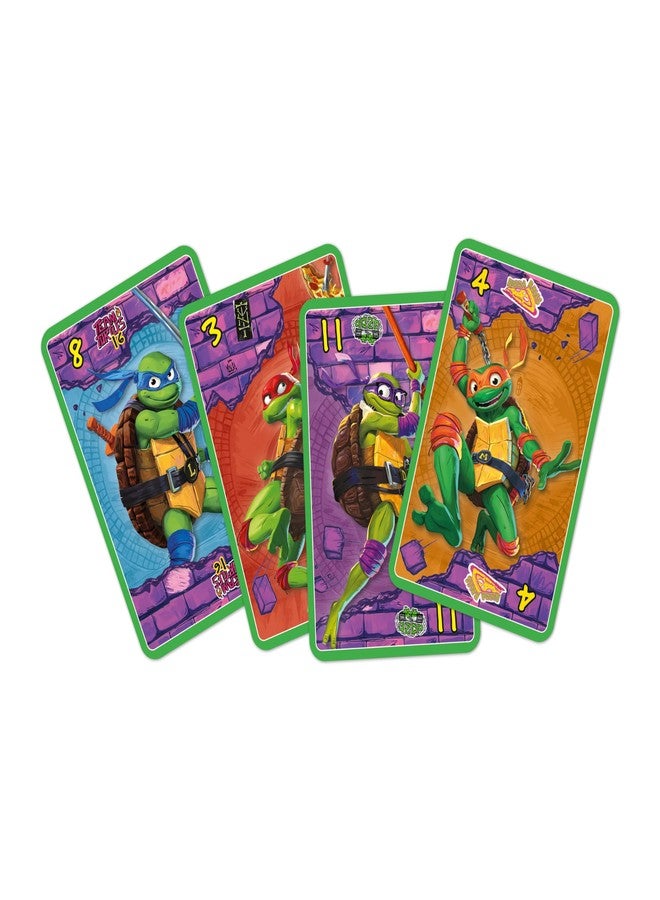 Waddingtons Number 1 Teenage Mutant Ninja Turtles WHOT! Card Game, Take Turns Matching Shapes Numbers and Characters Including Raph Donnie and Mikey Great Gift and Toy for Boys and Girls Aged 5 Plus - Image 2