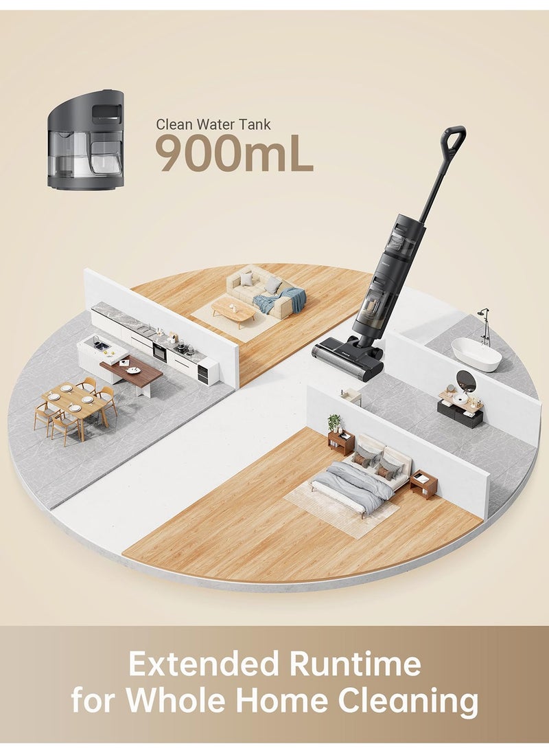 Dreame - Dreame H12 Core Wet-Dry Vacuum Cleaner, Lightweight Smart Cordless Vacuum and Mop, Intelligent Dirt Detection, Automatic Self-Cleaning, for Wood, Vinyl and Other Hard Floors - Image 1