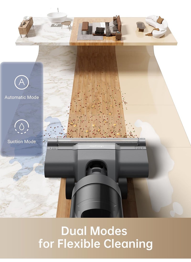 Dreame - Dreame H12 Core Wet-Dry Vacuum Cleaner, Lightweight Smart Cordless Vacuum and Mop, Intelligent Dirt Detection, Automatic Self-Cleaning, for Wood, Vinyl and Other Hard Floors - Image 1