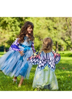 Excefore 4 Pack Butterfly Costume, Kids Fairy Butterfly Wings, Toddler Dress Up Wings, Suitable for Birthday Party Favors Gifts  - Image 4