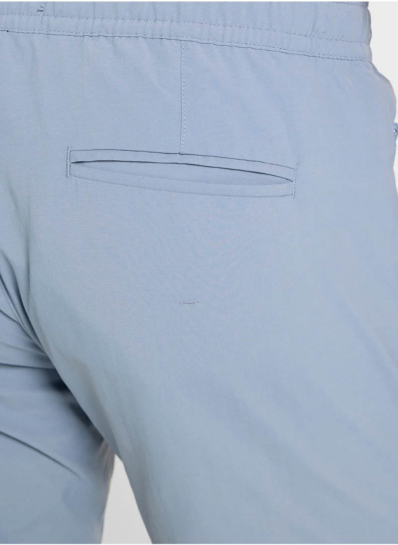 برايف سول Elasticated Waist Drawcord Button Shorts