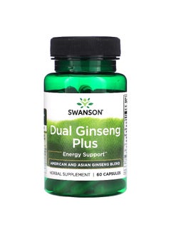 Swanson, Dual Ginseng Plus, 60 Capsules