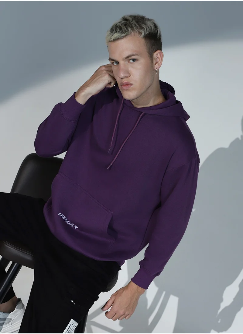 Hubberholme Purple Sweatshirt For Men