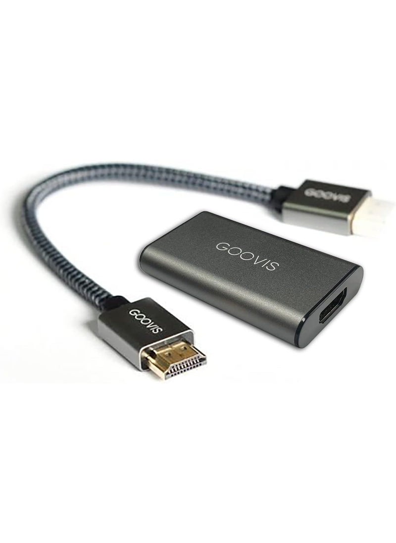 Goovis Goovis HDMI to Type-c Adapter Young Head-Mounted Display, HD 4K Converter, USB-c Portable Video Adapter Black  - Image 1