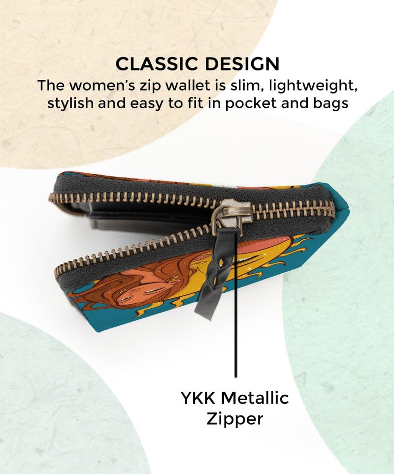 Kalankit Wallet for Woman | Compact Pocket Small Purse for Women, Mini Bi-Fold Card Holder, Women's Wallet | Cute Money Purse for Girls | Gift for Teenage Girls, Female Friends, Birthday Gifts - Image 5