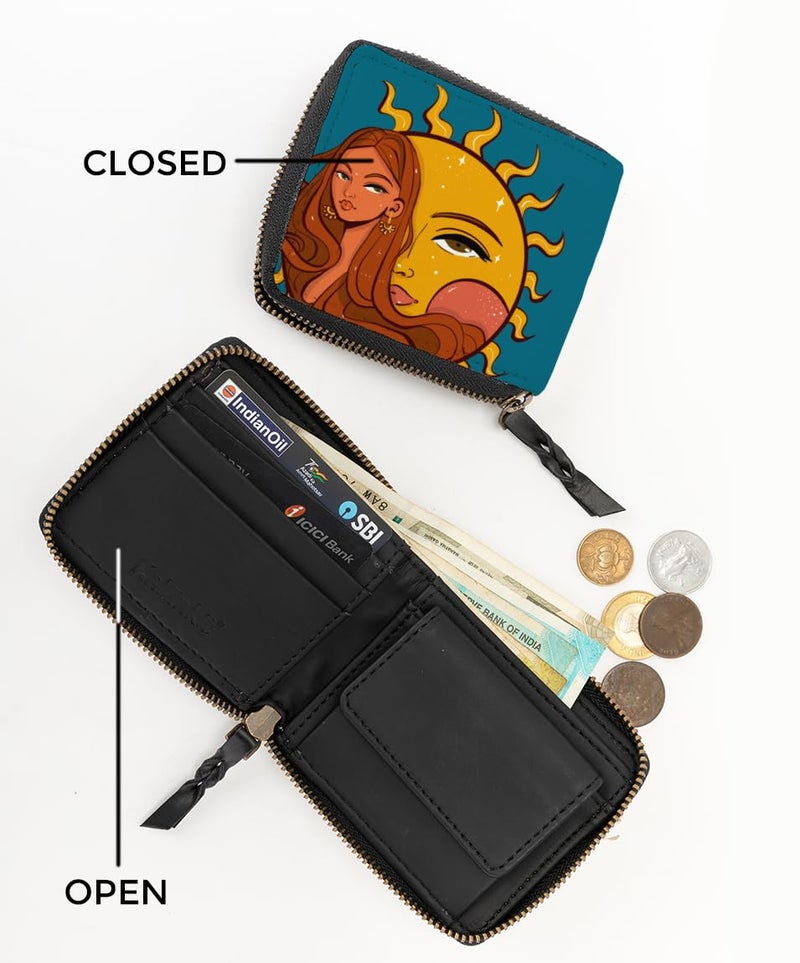 Kalankit Wallet for Woman | Compact Pocket Small Purse for Women, Mini Bi-Fold Card Holder, Women's Wallet | Cute Money Purse for Girls | Gift for Teenage Girls, Female Friends, Birthday Gifts - Image 3