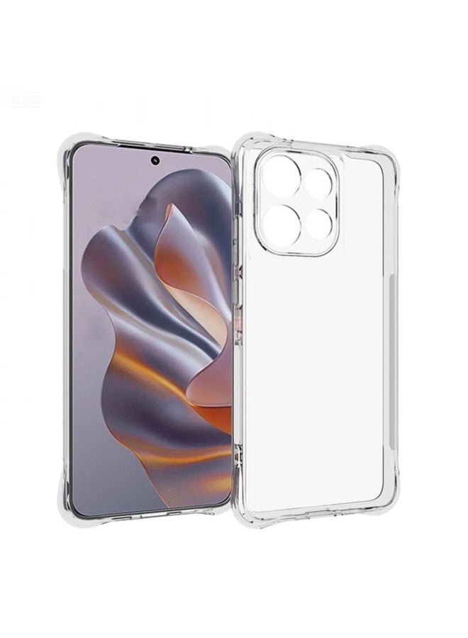 SanHu for Motorola Edge 50 5G 2-In-1 Thin Soft Case Cover, Anti Drop Protection, Anti Fingerprint, Durable, Easy To Clean And Install, Frosted Protective Case+Transparent Four Corner Anti Drop Protective Case - Image 2