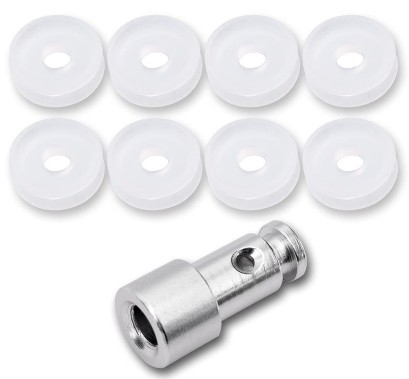 Alele Pressure Cooker Parts & Accessories, Replacement Floater and 8 Pack Sealer Gasket(8+1) Pack (Floater+Sealing-8+1p) - Image 1
