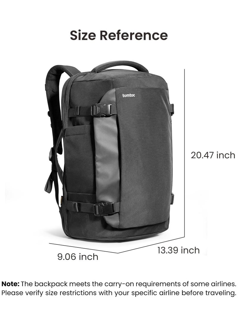 Navigator-T66 Travel Backpack 40L, TSA Friendly Flight Approved Carry-on Luggage Hand Water-resistant Lightweight Business Rucksack, Durable Large Weekender Bag Daypack Fits 17.3 Inch Laptop - pzsku/ZD5D2AFC2732C323701B2Z/45/_/1727443097/01d42e1e-92e2-4422-be23-a6d6c6e4ed91