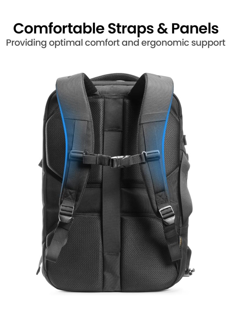 Navigator-T66 Travel Backpack 40L, TSA Friendly Flight Approved Carry-on Luggage Hand Water-resistant Lightweight Business Rucksack, Durable Large Weekender Bag Daypack Fits 17.3 Inch Laptop - pzsku/ZD5D2AFC2732C323701B2Z/45/_/1727443113/2d254154-b6e5-4a8d-9bea-43d66a1e9da7