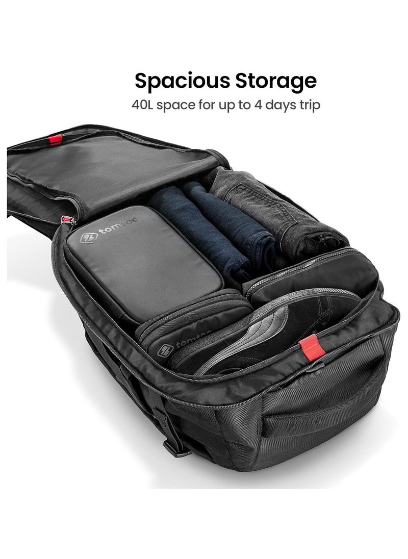 Navigator-T66 Travel Backpack 40L, TSA Friendly Flight Approved Carry-on Luggage Hand Water-resistant Lightweight Business Rucksack, Durable Large Weekender Bag Daypack Fits 17.3 Inch Laptop - pzsku/ZD5D2AFC2732C323701B2Z/45/_/1727443248/ee4c0174-8ae8-4510-b221-291bec95af69