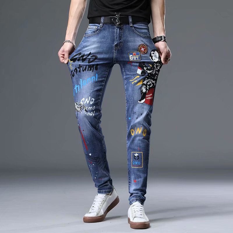 Unisex Classic Denim Jeans Loose Fit Daily Outdoor Wear - Image 5