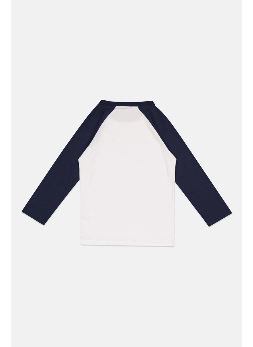 Ellesse Kids Boy 3 Pcs Sportswear Fit Top And Sweatpants Set, Navy  - Image 2