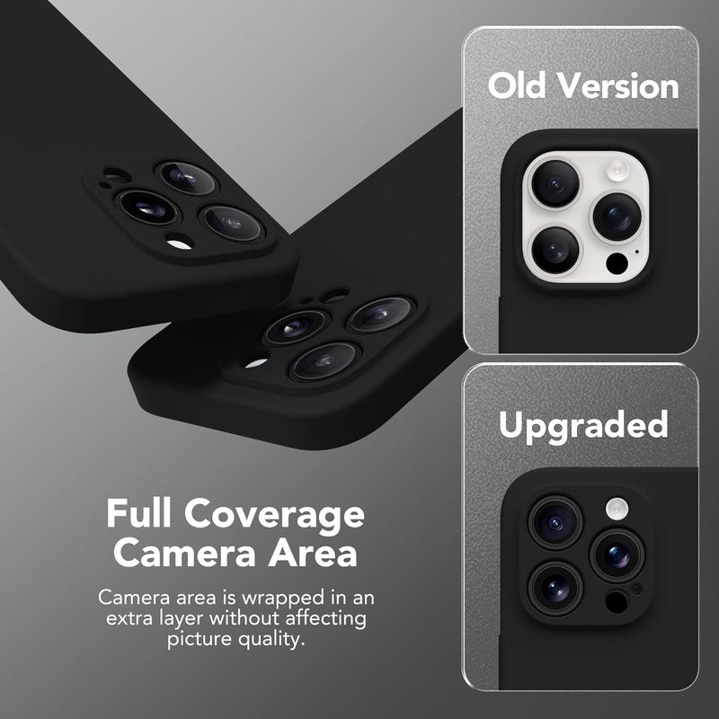 SUYDANBOX Magnetic for iPhone 13 Pro Max Case, Compatible with MagSafe, [Full Camera Protection][Screen Protector] Silicone Shockproof Protective Phone Case for iPhone 13 Pro Max 6.7", Black - Image 3
