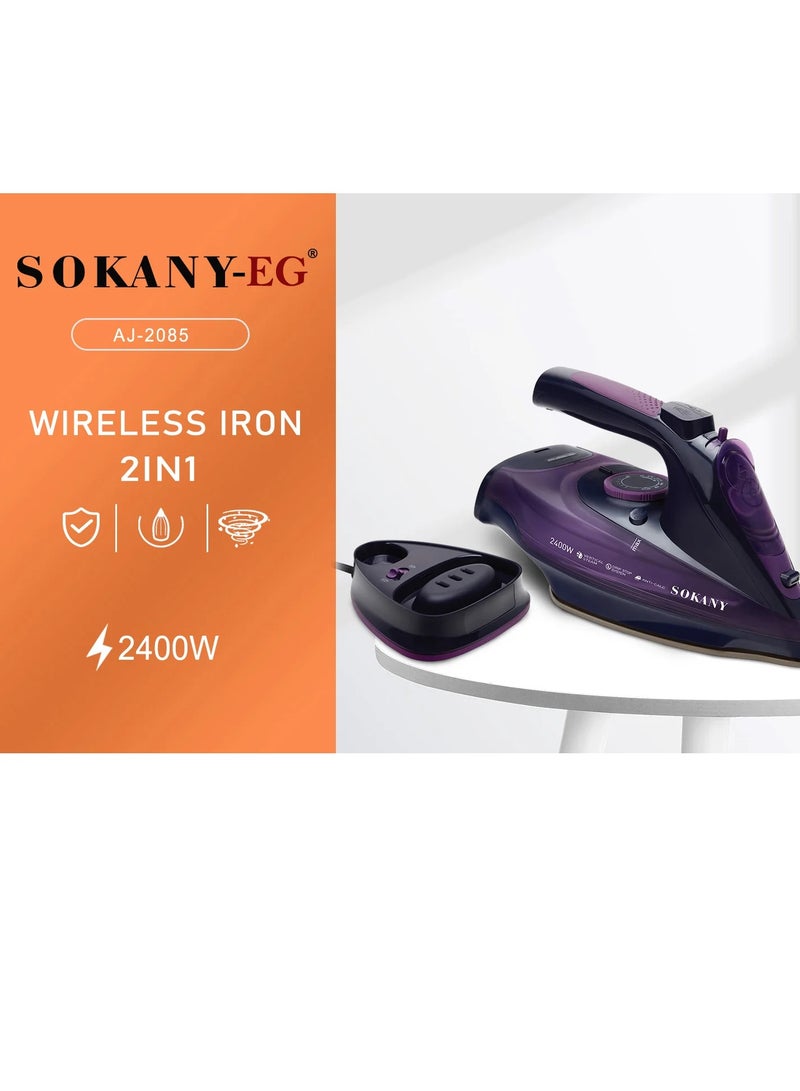 sokany Sokany Iron with Base 2400 Watt 2085-AJ - Image 2