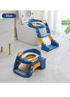 Gonice Essential Potty Training Seat - Adjustable, Sturdy, Non-Slip Toilet Potty Chair with Step Stool Ladder, Comfort-Grip Handles, and Splash Guard for Easy Training and Safety  - Image 1