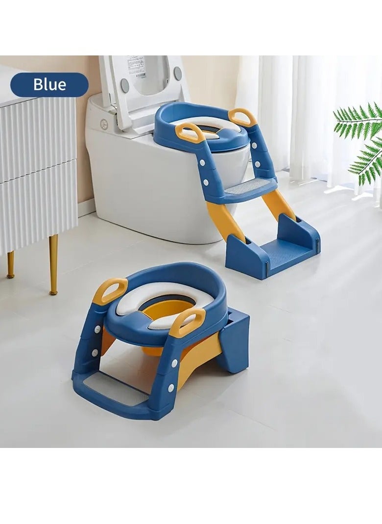 Gonice - Essential Potty Training Seat - Adjustable, Sturdy, Non-Slip Toilet Potty Chair with Step Stool Ladder, Comfort-Grip Handles, and Splash Guard for Easy Training and Safety - Image 1