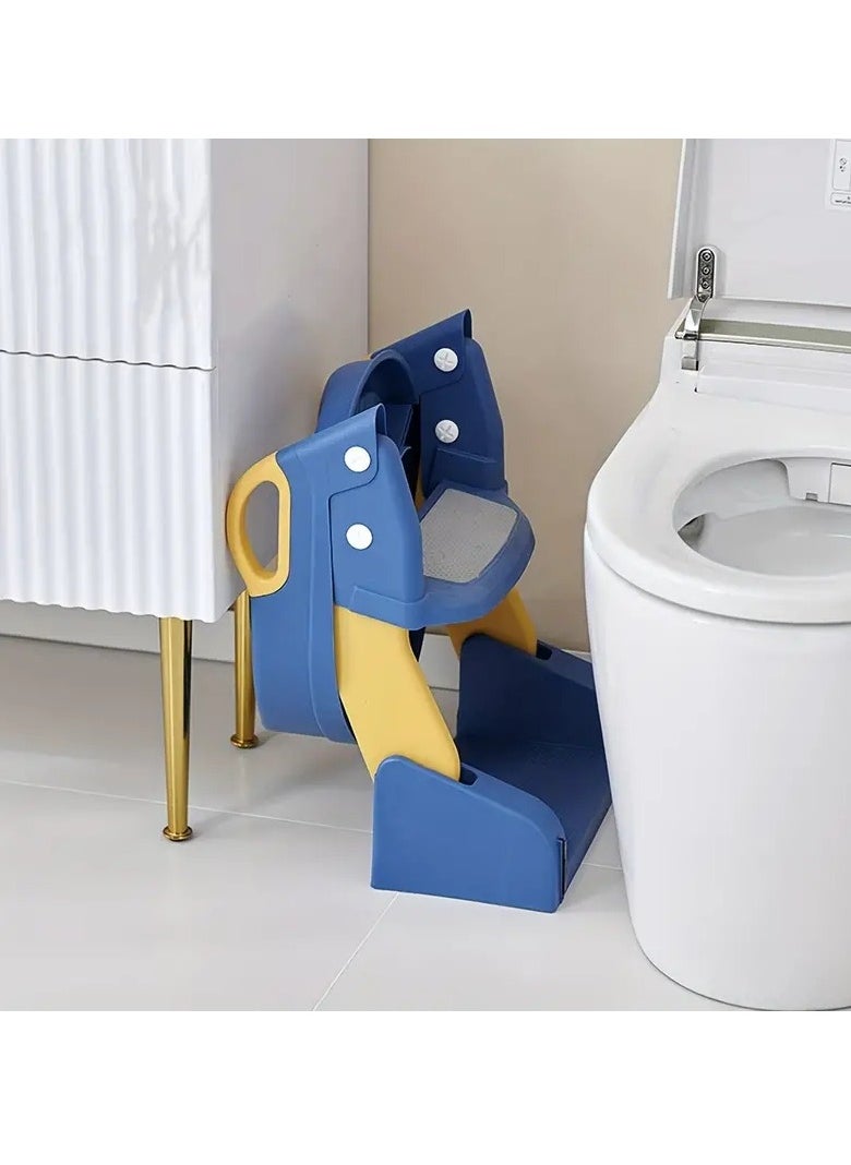 Gonice - Essential Potty Training Seat - Adjustable, Sturdy, Non-Slip Toilet Potty Chair with Step Stool Ladder, Comfort-Grip Handles, and Splash Guard for Easy Training and Safety - Image 1