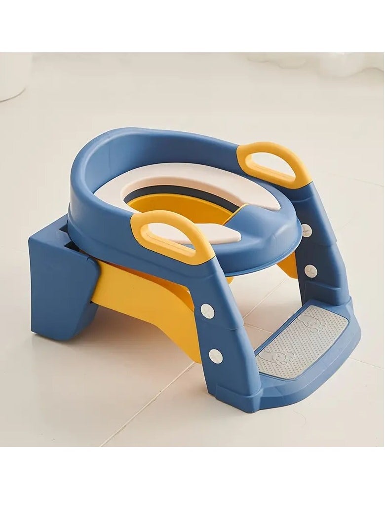 Gonice - Essential Potty Training Seat - Adjustable, Sturdy, Non-Slip Toilet Potty Chair with Step Stool Ladder, Comfort-Grip Handles, and Splash Guard for Easy Training and Safety - Image 1