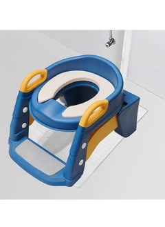 Gonice Essential Potty Training Seat - Adjustable, Sturdy, Non-Slip Toilet Potty Chair with Step Stool Ladder, Comfort-Grip Handles, and Splash Guard for Easy Training and Safety  - Image 5