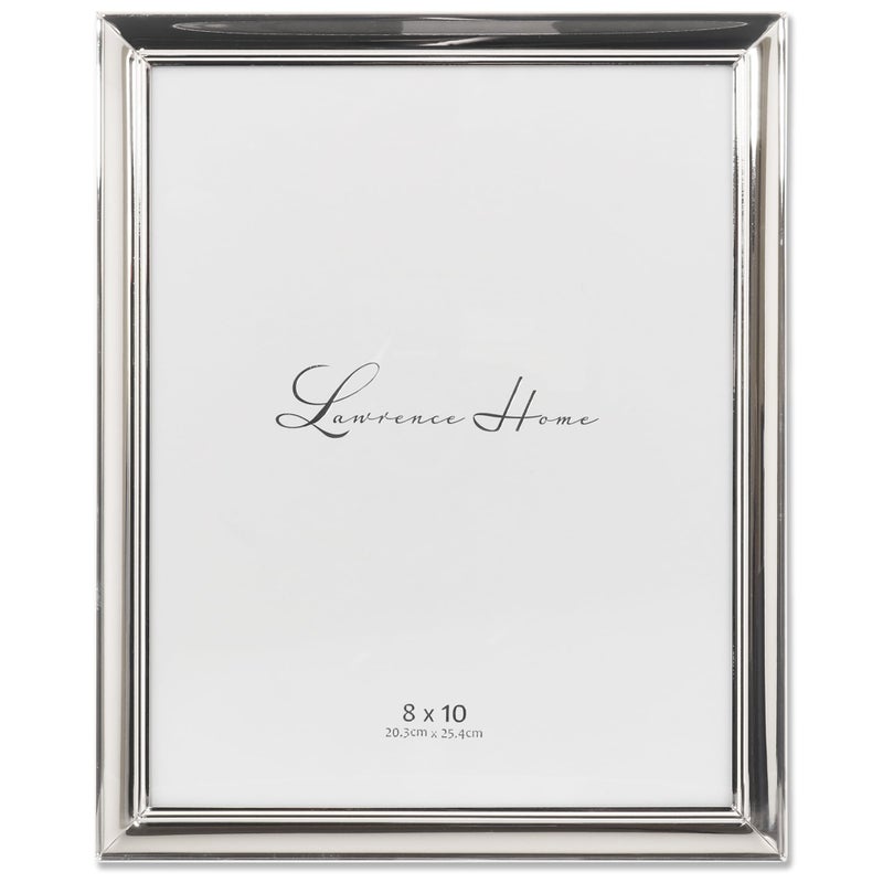 Lawrence Frames Strata Metal Picture Frame  8x10  Silver - Image 1