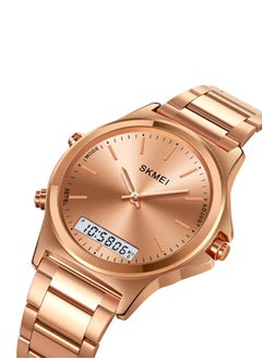 SKMEI Women’s Quartz Back Light Display Digital Chrono Sport Stainless Steel Watch - 2120  - Image 2