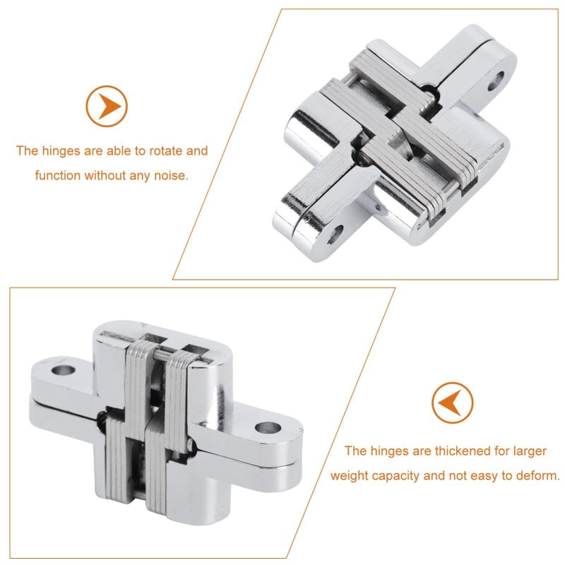 Heavy Duty Hidden Concealed Hinge Stainless Steel Invisible Cabinet Door Hinge - Image 5