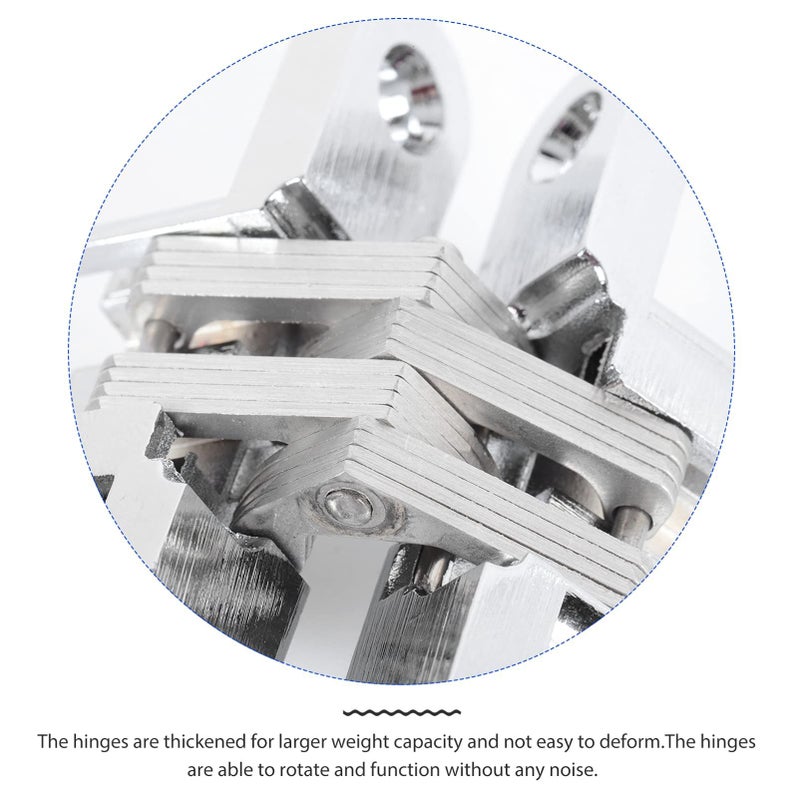 Heavy Duty Hidden Concealed Hinge Stainless Steel Invisible Cabinet Door Hinge - Image 4