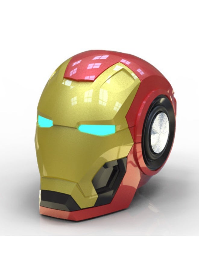 NIBEMINENT Iron Man Bluetooth Small Speaker Creative Gift Wireless Smart Radio Bass Card Mobile Phone Stereo  - Image 1