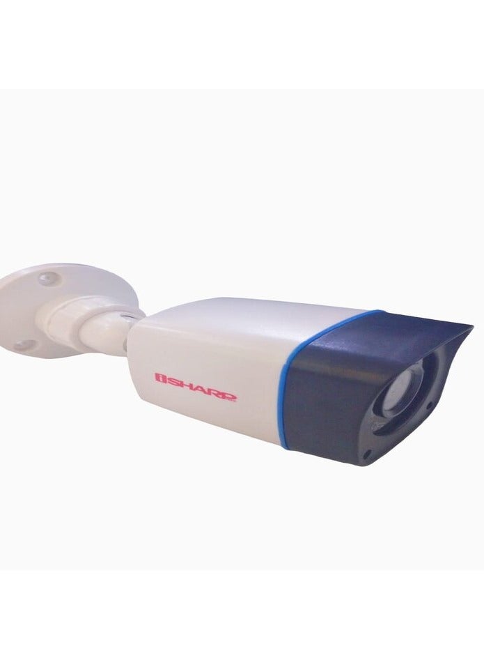 i-sharp SH-F11-HD5L metal outdoor security camera 5 mega pixels white - Image 1