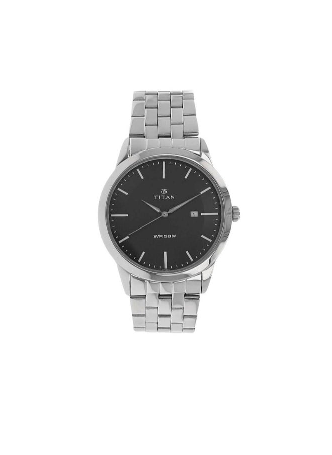 TITAN Men Analog Round Shape Stainless Steel Wrist Watch - 1584SM04 - 49.5 Mm  - Image 1