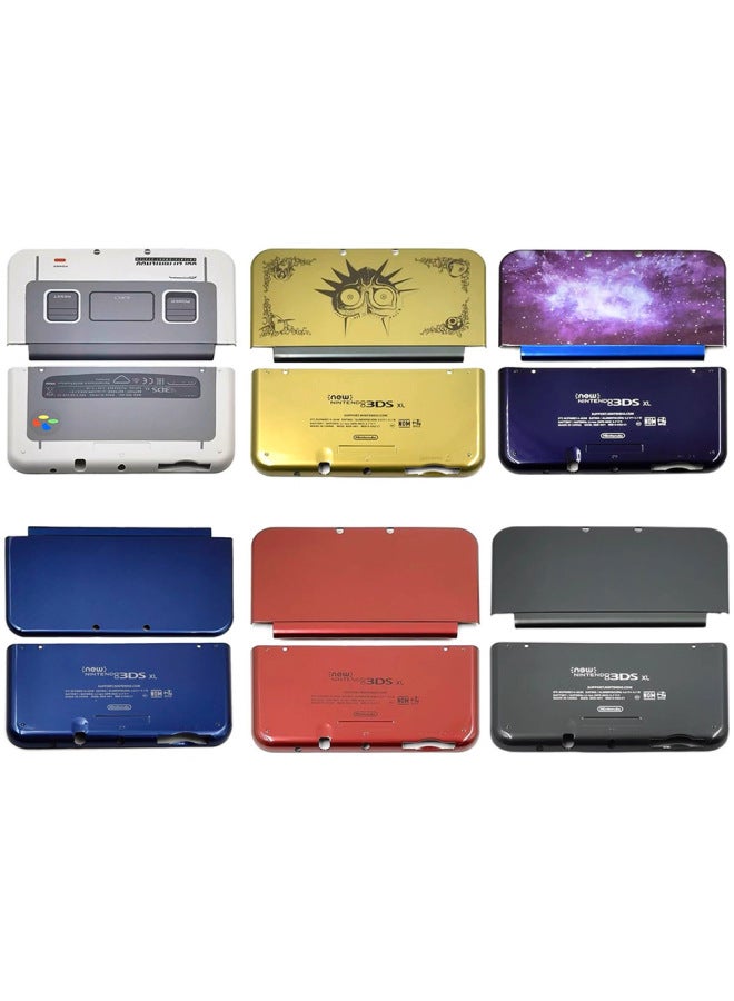 3DS XL LL Chassis Big Three Theme Limited Shell Host Upper And Lower Shell Cover AE Surface Replacement Shell-Product Color:3ds Ll Dark Gray