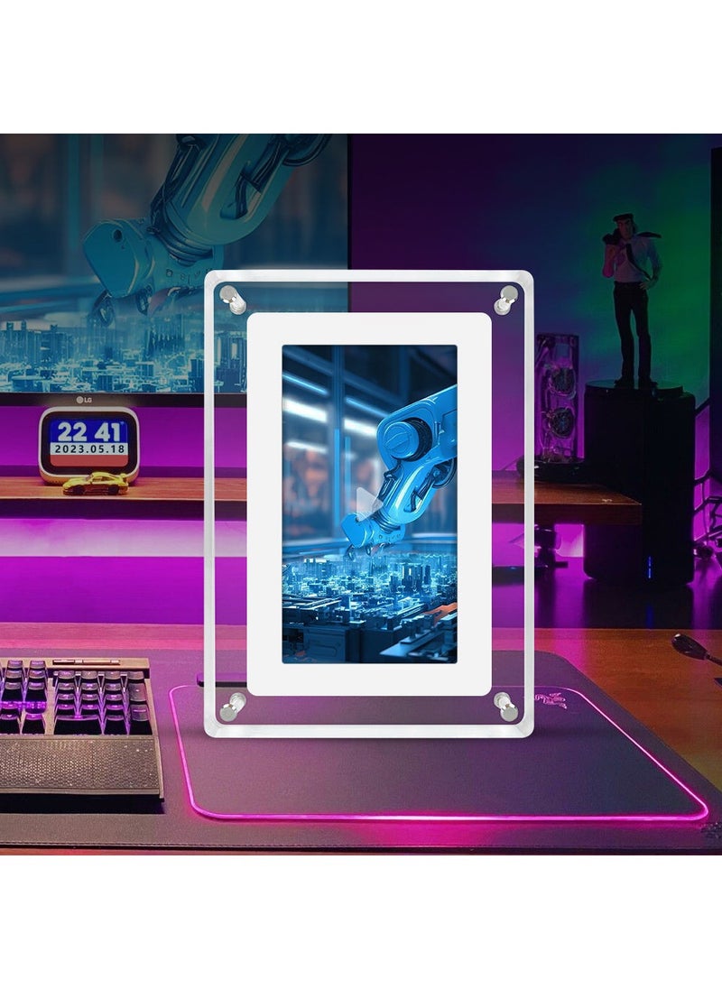 Arabest New 7-Inch Acrylic Digital Frame with Auto-Play Australian regulations  - Image 1
