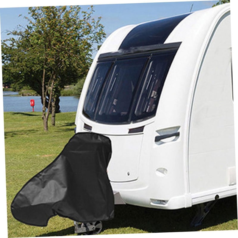 Vosarea Waterproof Oxford Cloth Trailer Hitch Cover Dustproof Tow Hitch Protector Lock Cap Compatible RV and Car Towing Accessories - Image 4