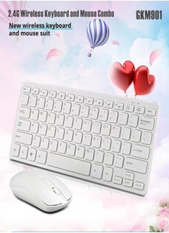 beteno Wireless keyboard and mouse set silent mini notebook external chocolate office wireless set  - Image 5