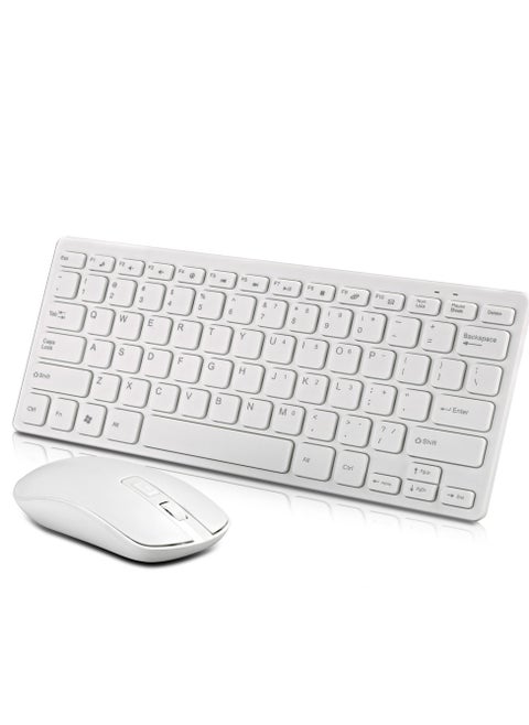 Wireless keyboard and mouse set silent mini notebook external chocolate office wireless set