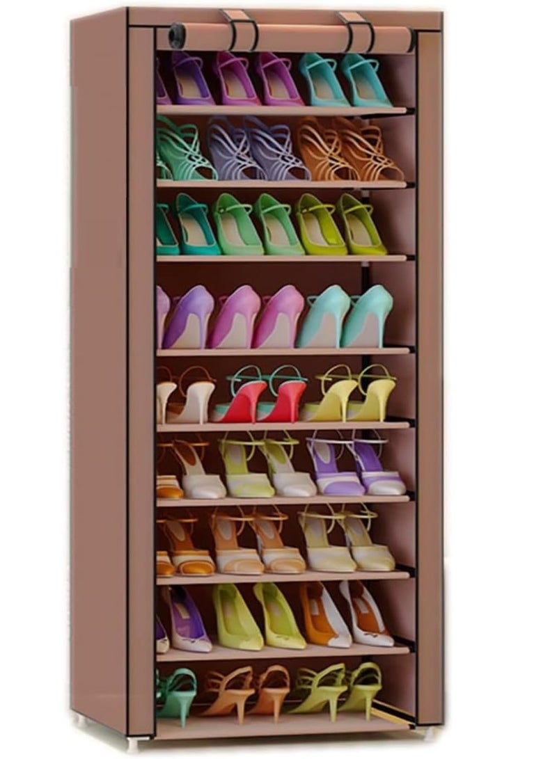 رف أحذية 10 طبقات، رف أحذية، للخزانة - Image 2