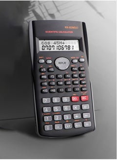 JSDUN 12-Digit Scientific Calculator Student Financialfor use with Fractions Statistics Chemistry MathGeneral Calculator Battery Powered Lightweight Durable Long Lasting Design Black  - Image 1