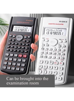 JSDUN 12-Digit Scientific Calculator Student Financialfor use with Fractions Statistics Chemistry MathGeneral Calculator Battery Powered Lightweight Durable Long Lasting Design Black  - Image 4