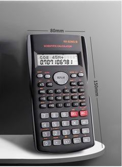 JSDUN 12-Digit Scientific Calculator Student Financialfor use with Fractions Statistics Chemistry MathGeneral Calculator Battery Powered Lightweight Durable Long Lasting Design Black  - Image 5