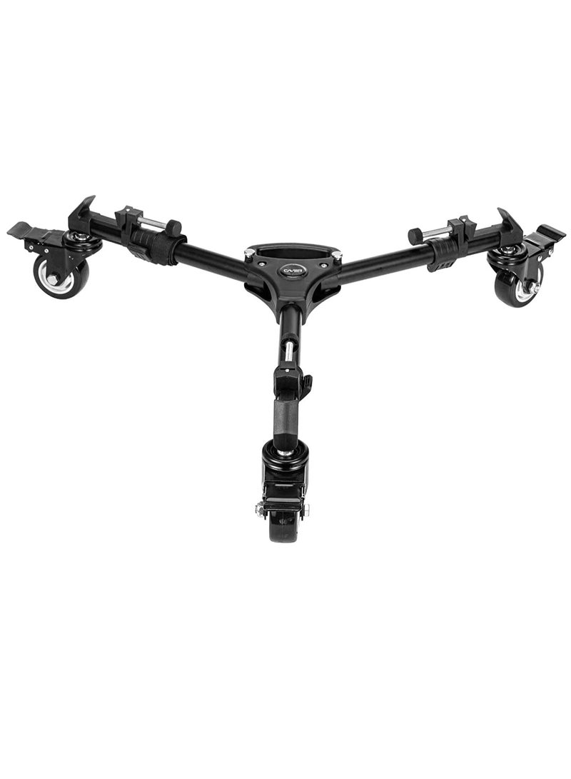 TD03 Heavy Duty Tripod Dolly with 3" Large Wheels and Carrying Case for Most Tripods, Light Stands, Load up to 66lbs, Designed for Photography, Videos, Studio Lights - Image 1