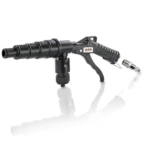 ABN Radiator Flush Kit Gun with Garden Hose Quick Connect for Automotive Coolant Flush - AC Cooling System Flusher Tool, Air and Water Combo Blackflush Flushing Set with Nozzles for 19-40mm Hoses - Image 1