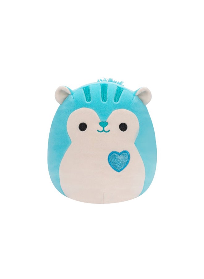 Squishmallows 5 inch Santiago the Squirrel , Officially Licensed Kellytoy Plush Toy, Colorful Soft Toy, Gift for Kids, Girls & Boys Washable Squishy Stuff Toy Multicolor All Age  - Image 1