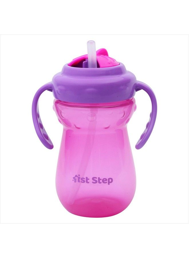 1st Step Bpa Free Straw Sipper Cup With Twin Handle (Pink) - Image 1