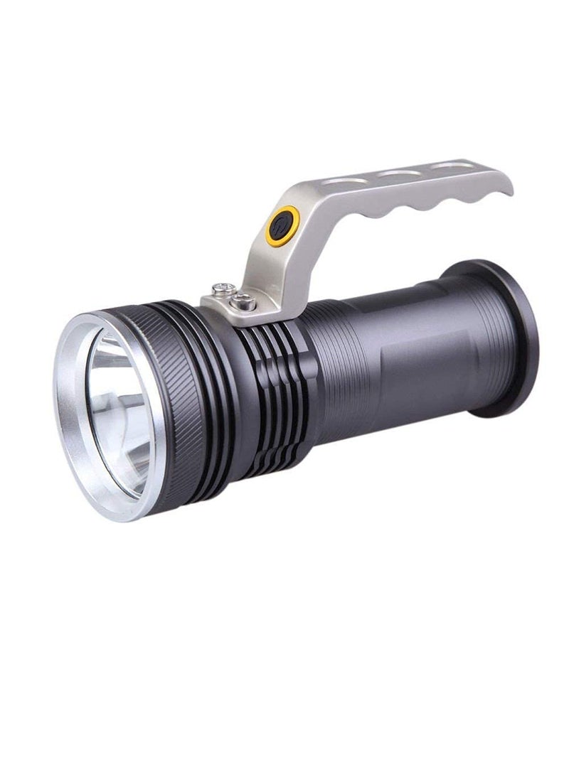KEETOZ - Keetoz Aluminum Rechargeable Torch Light Grey - Image 1